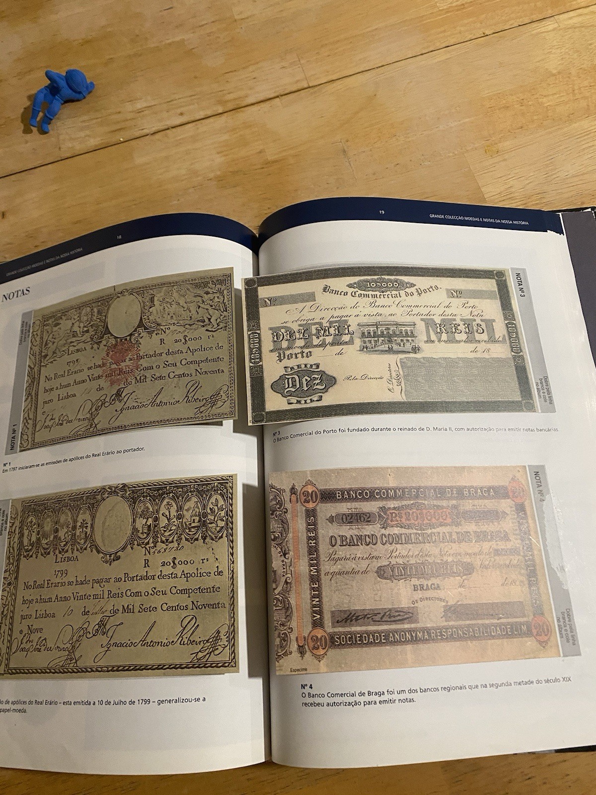 Specimen Banknote Album: Banknote Samples from Portugal