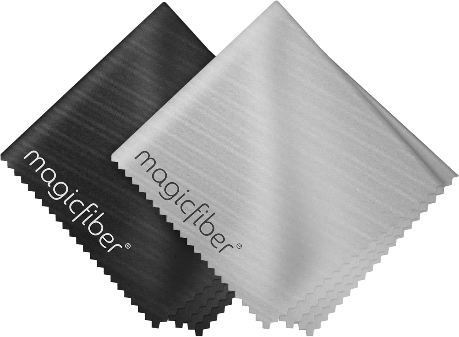 2-Pack Microfiber Cleaning Cloths - Versatile for Glasses & Screens