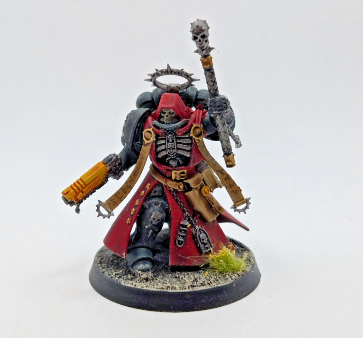 Warhammer 40k Space Marines Chaplain Painted Battle Ready GW 40k