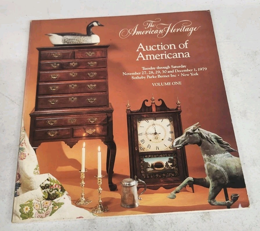 The American Heritage Auction of Americana 1979 Volume One Sotheby Auctions