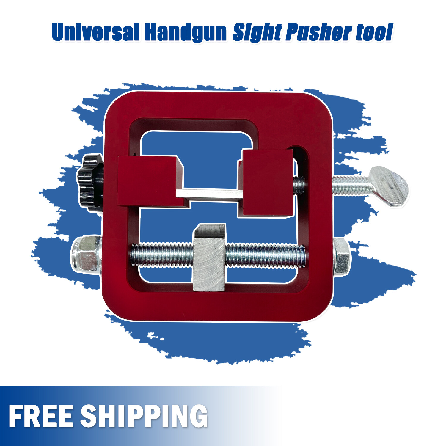 Upgrade Universal Handgun Sight Pusher tool For 1911 Glock Shield Sig etc. RED