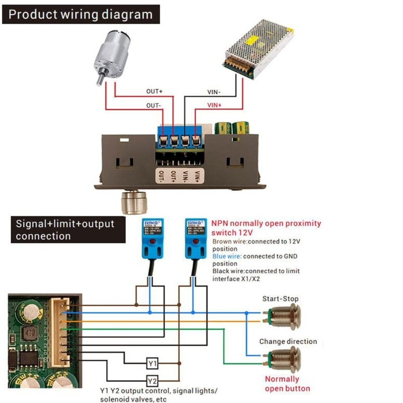Highly Power Stepper Motor Driver Replacement Forward Reverse Control Driver