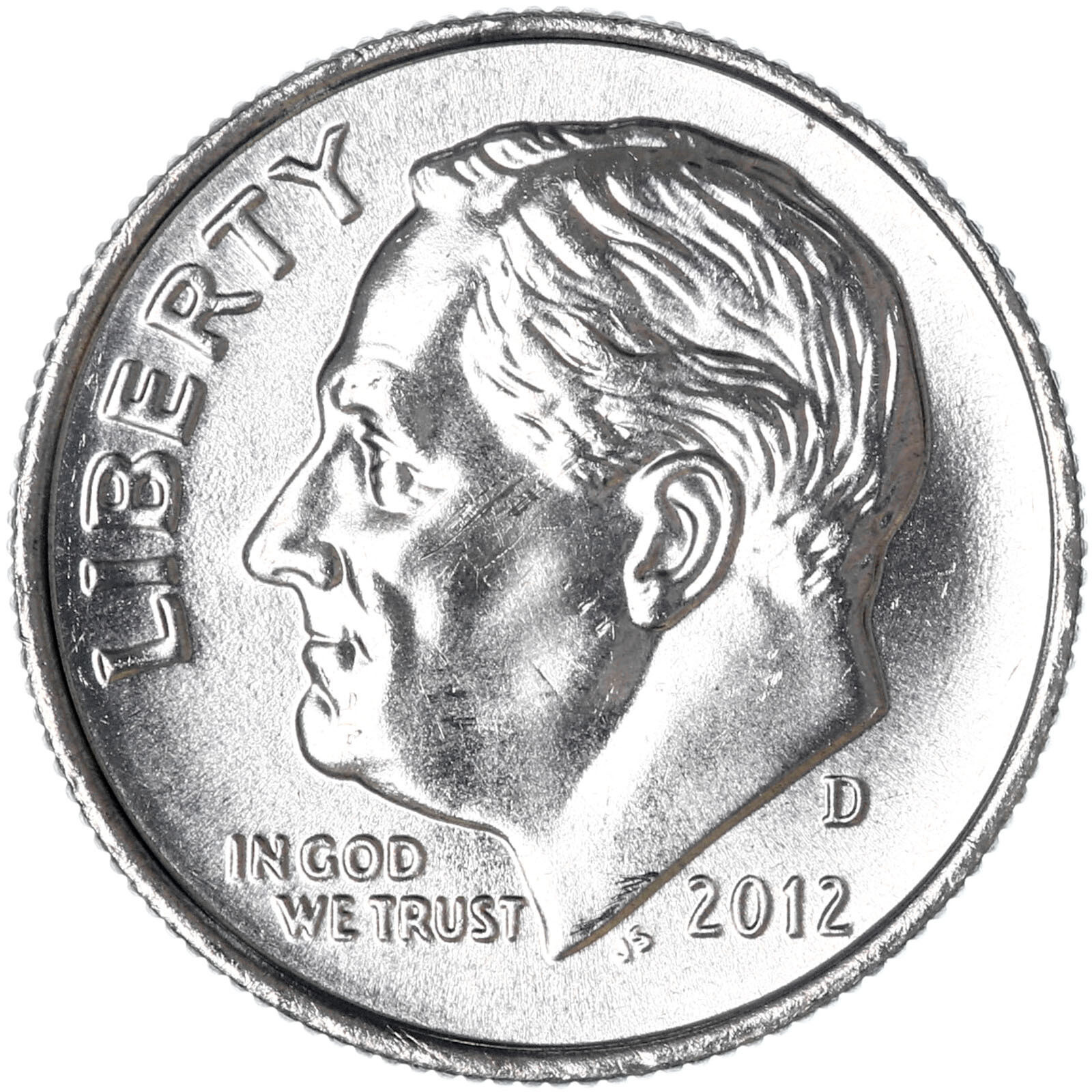 2012 P D Roosevelt Dime BU 2 Coin Year Set