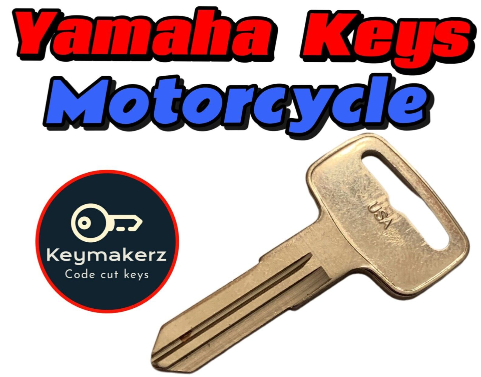 Yamaha Motorcycle Keys Replacement Spare key Cut to Your Key Code 4001-4050