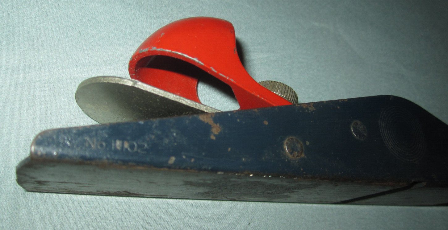 Vtg Stanley "Handyman" No. H102 block plane tool