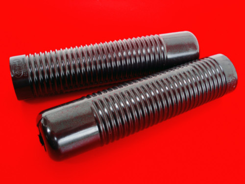 POLARIS • NOS Black Hand Grips 68-73 TX Starfire Colt Charger Vintage Snowmobile