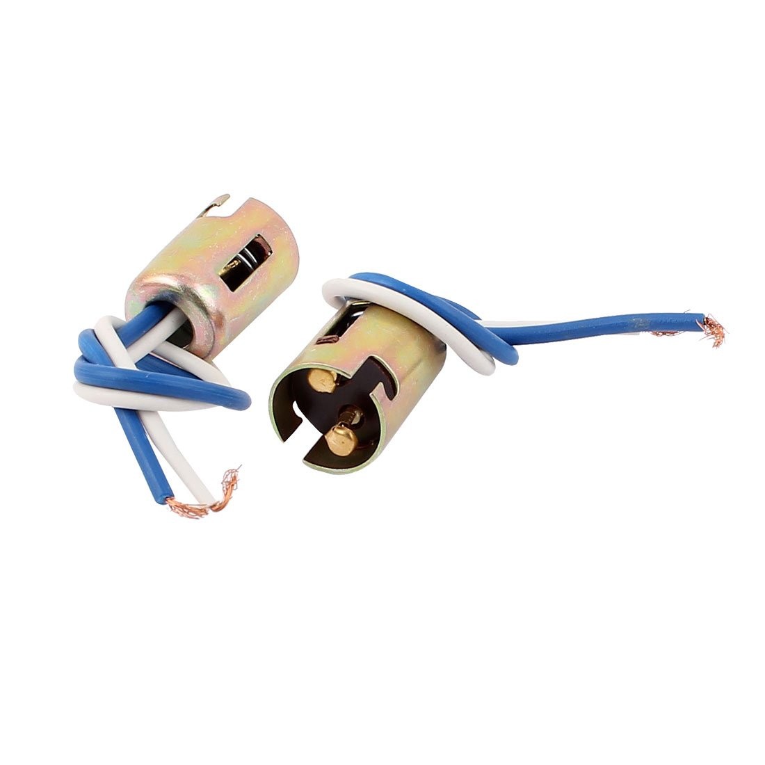 uxcell 2 PCS 1157 P21 1016 Type Double Contacts Auto Light Lamp Wiring black