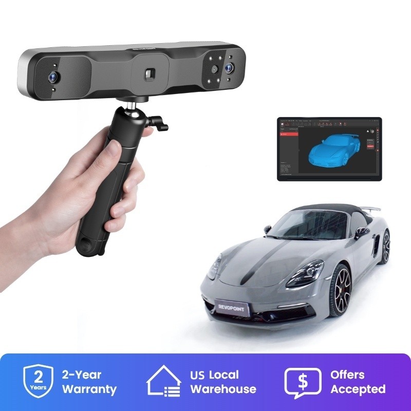 Revopoint RANGE 2 3D Scanner Handheld 0.1 mm Precision For Body Scanner
