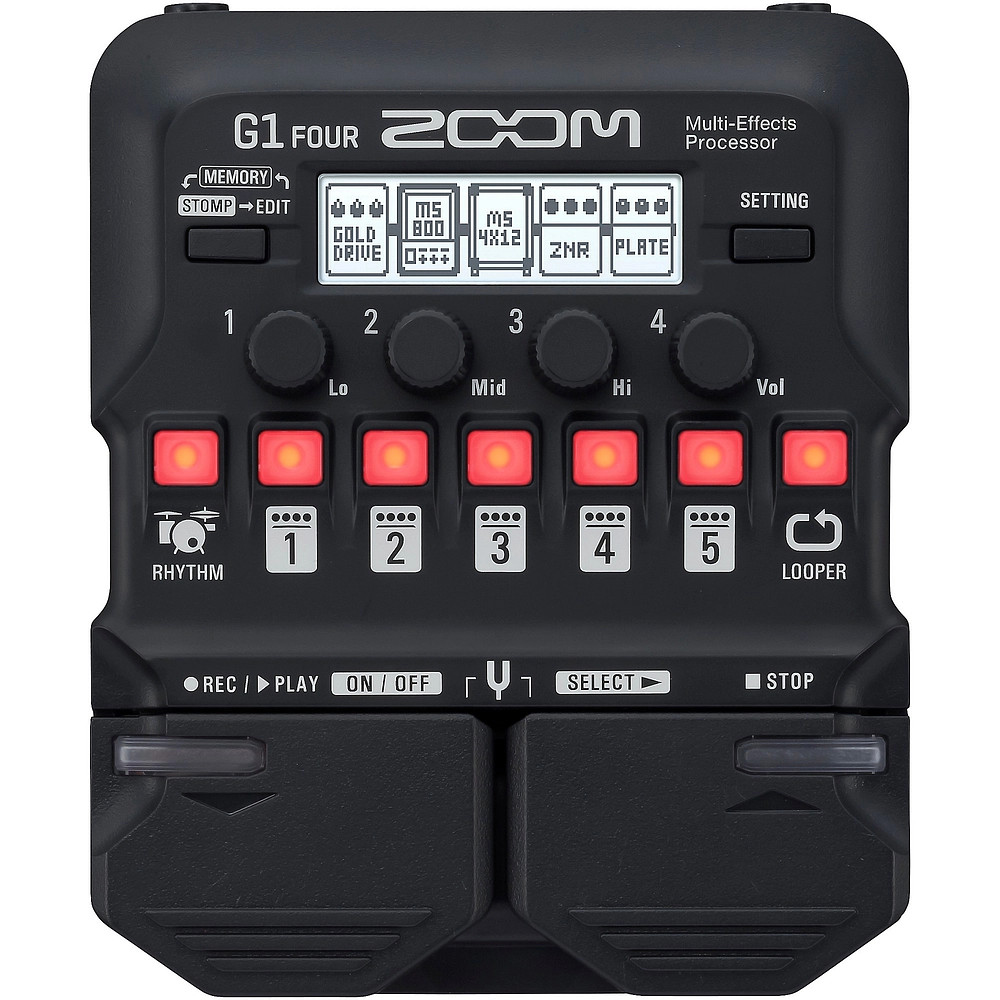 Zoom G1 FOUR Guitar MultiEffects Processor
