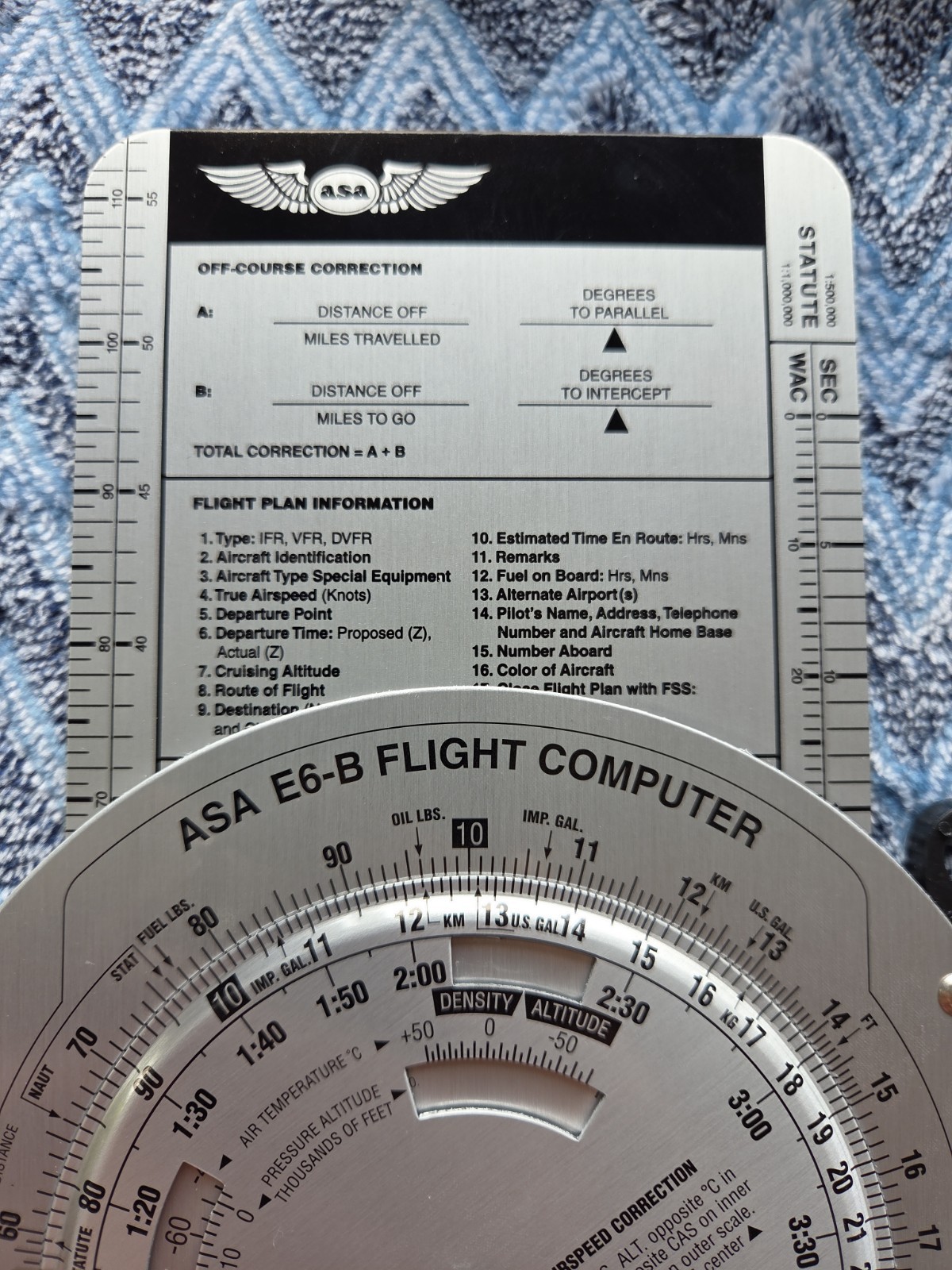 ASA E6B Metal Flight Computer | ASA-E6B