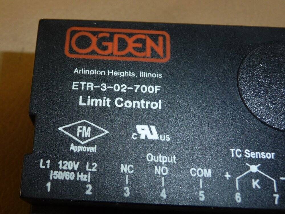 Ogden ETR-3-02-700F Limit Controller Used