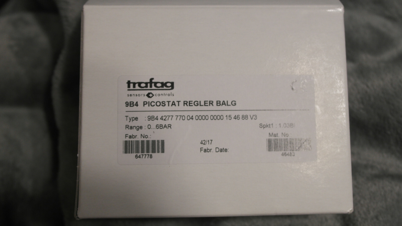 Trafag 9B4 PICOSTAT Type 9B4 4277 9B4.4277 (E9)