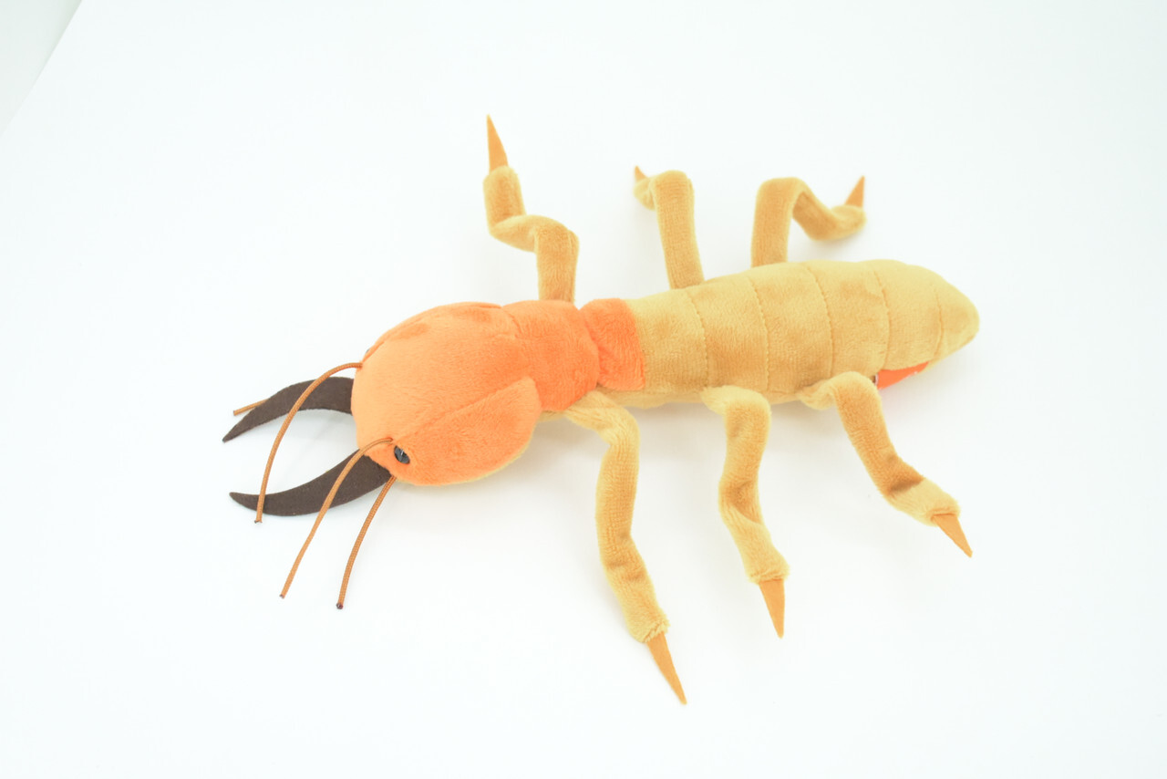 Plushy Termite Toy, Stuffed Bug, Plush Insect, Soft, Gag Gift, 10" GM05 B108