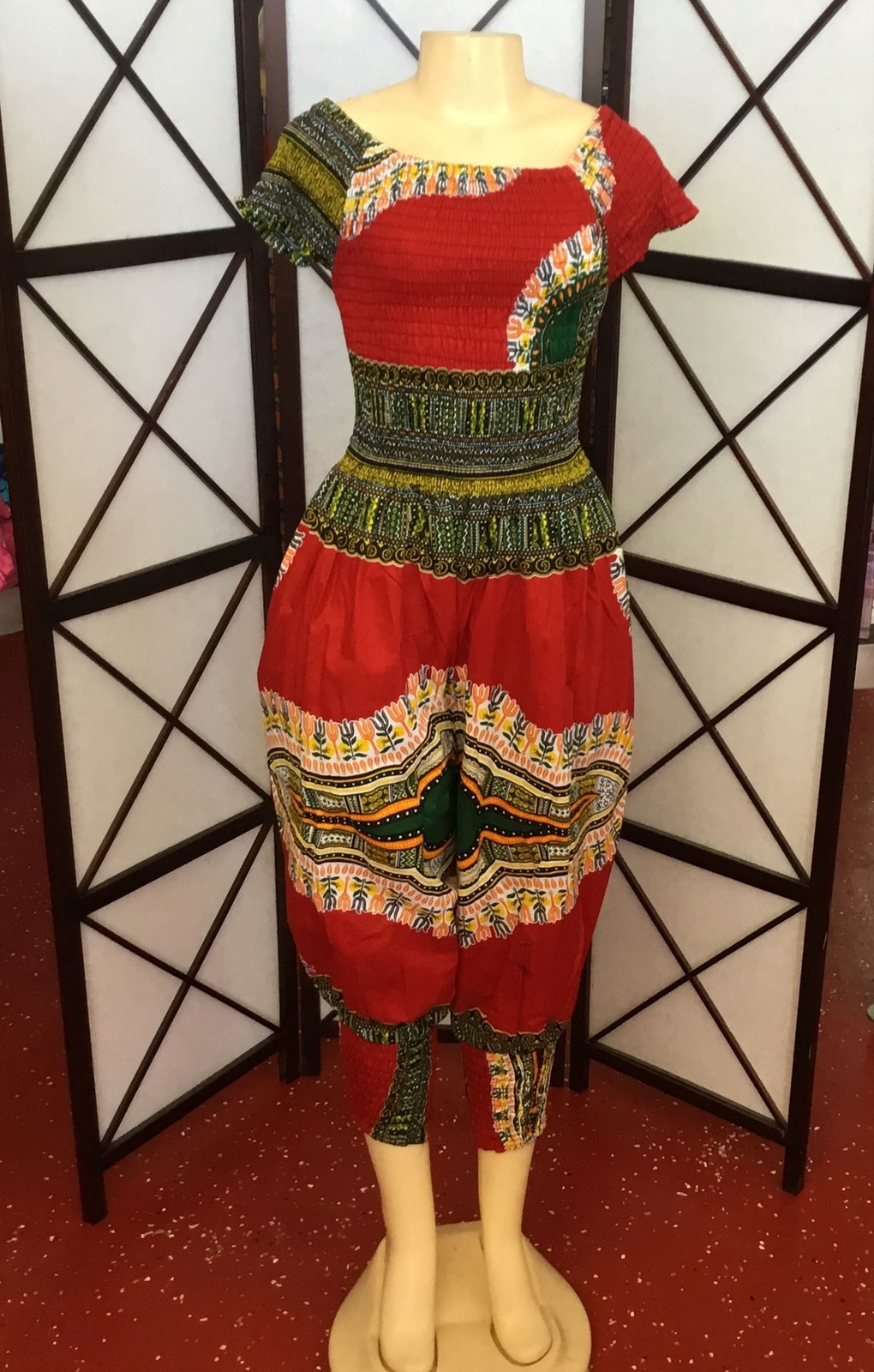 Dashiki Jumpsuit