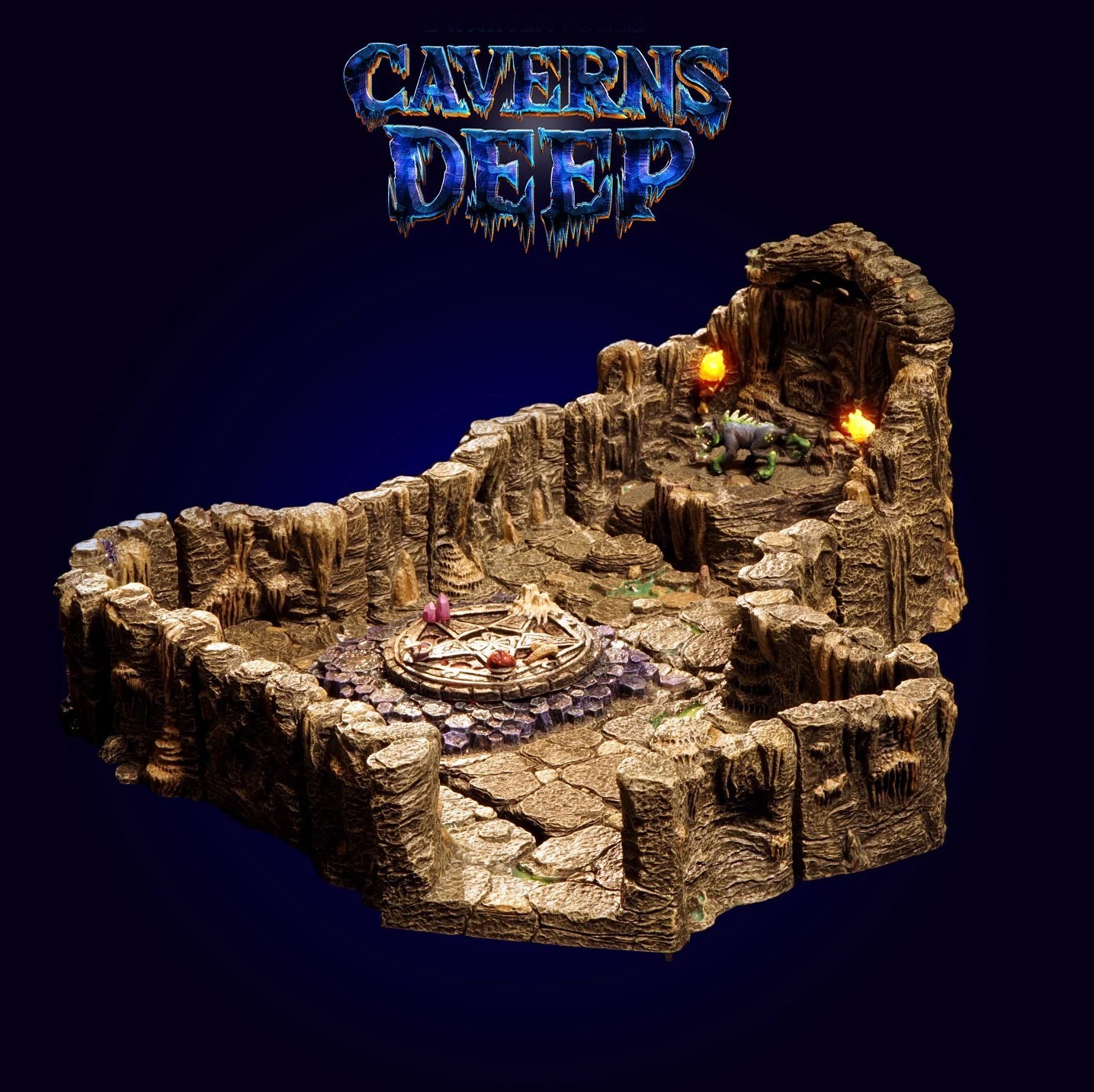 Dwarven Forge Cavern Riser Summoning Chamber Adventure Core *3 SETS* COMPLETE