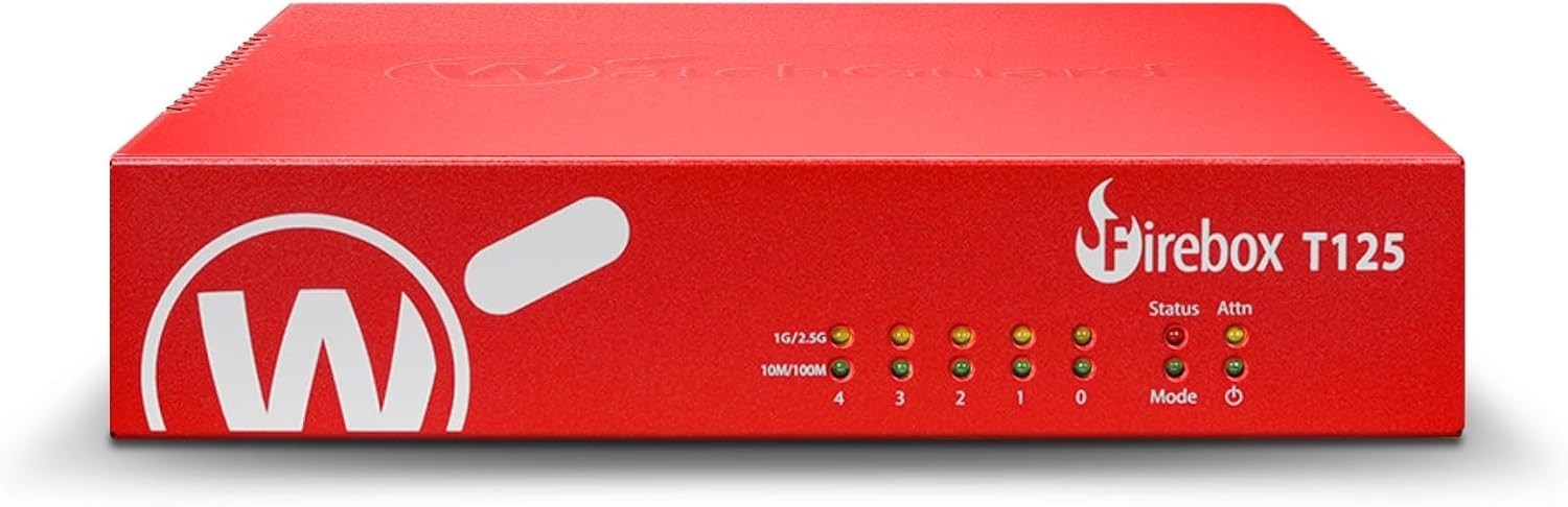 WatchGuard Firebox T125 with 3-yr Basic Security Suite  WGT125033