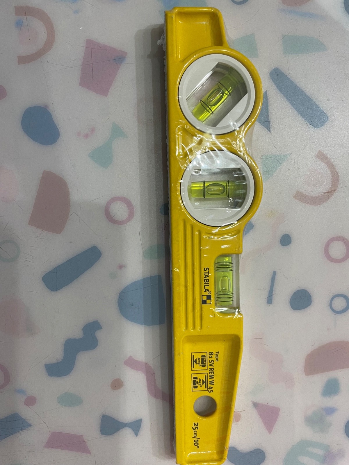Yellow Magnetic Stabila Level 81 SV REM W 45