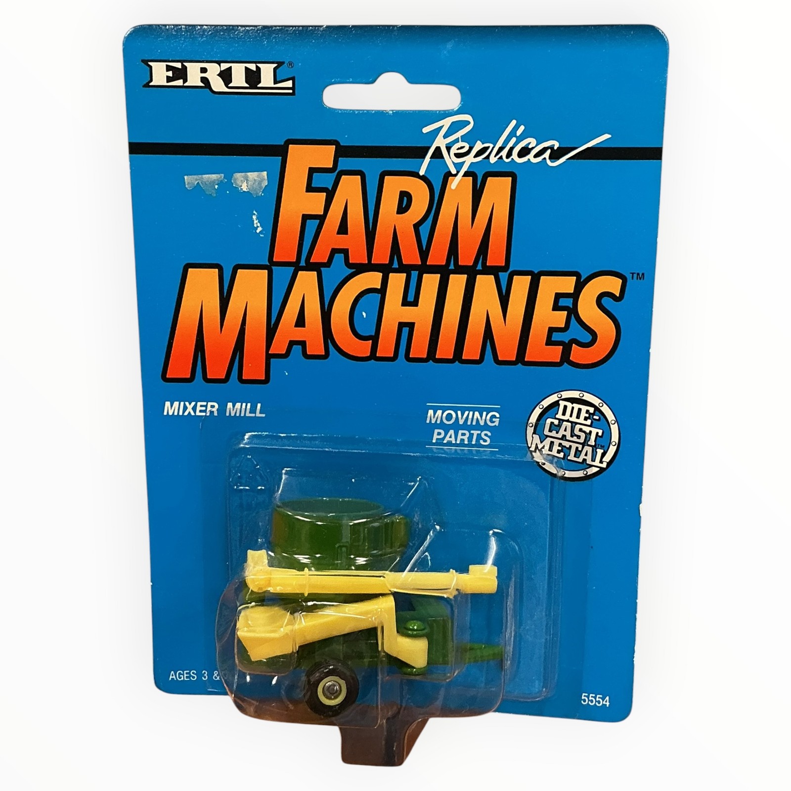 ERTL Replica Farm Machines Mixer Mill Diecast Toy Vehicle New Sealed 1991 #5554