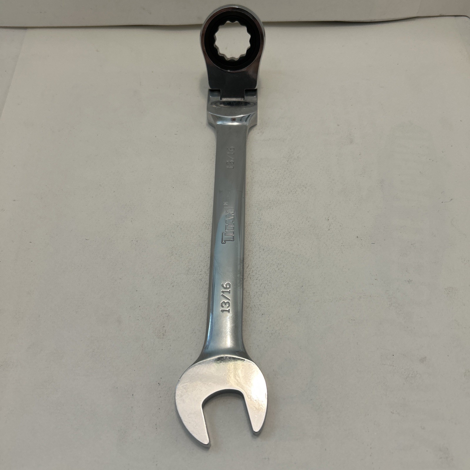 Titan  13/16”-72 Tooth Flex Head Ratcheting Combination Wrench 12910 NEW