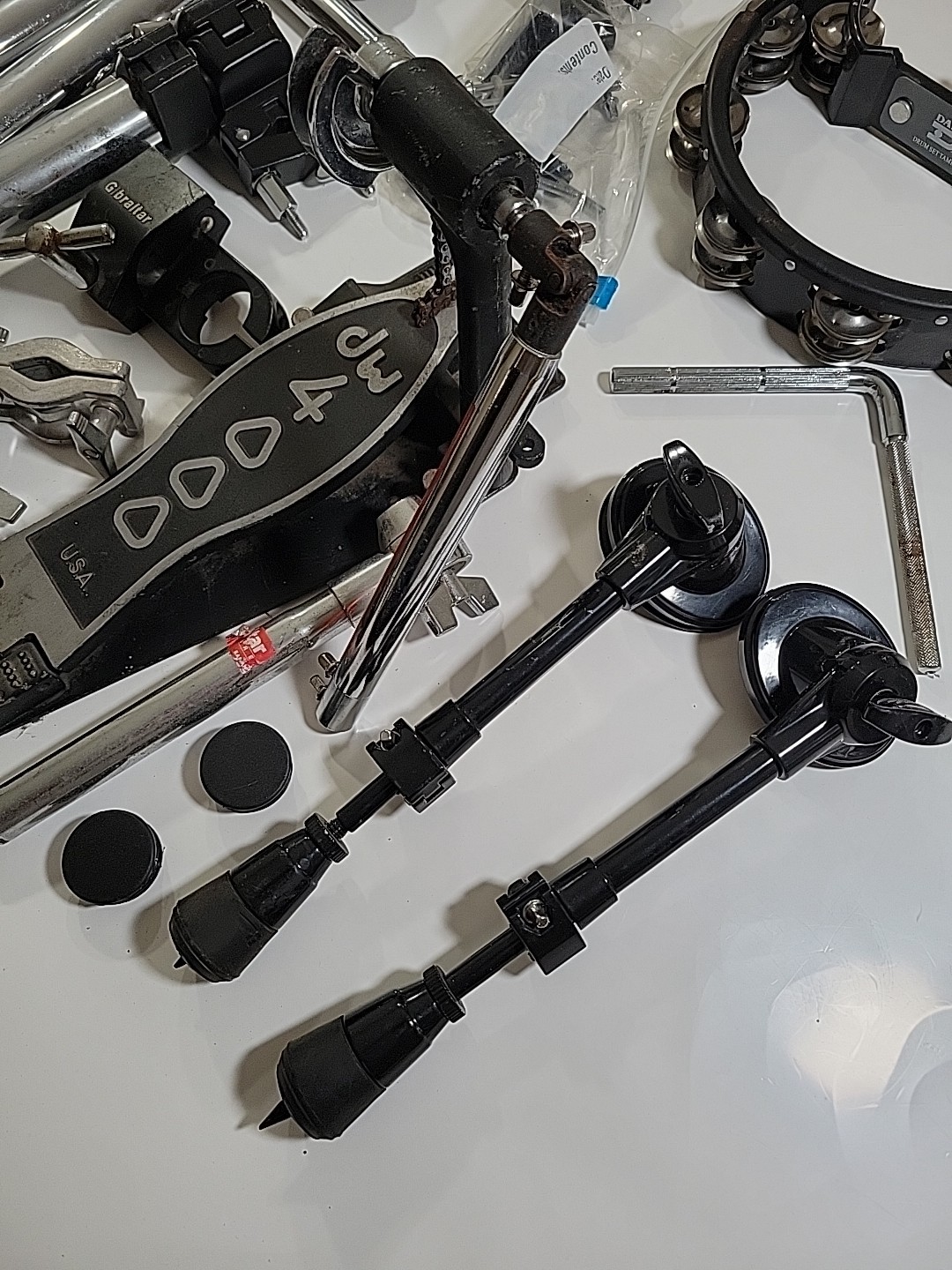 Gibraltar Drum Rack Set Parts Clamps Pedal Tambourine Salsa Percussion And More!