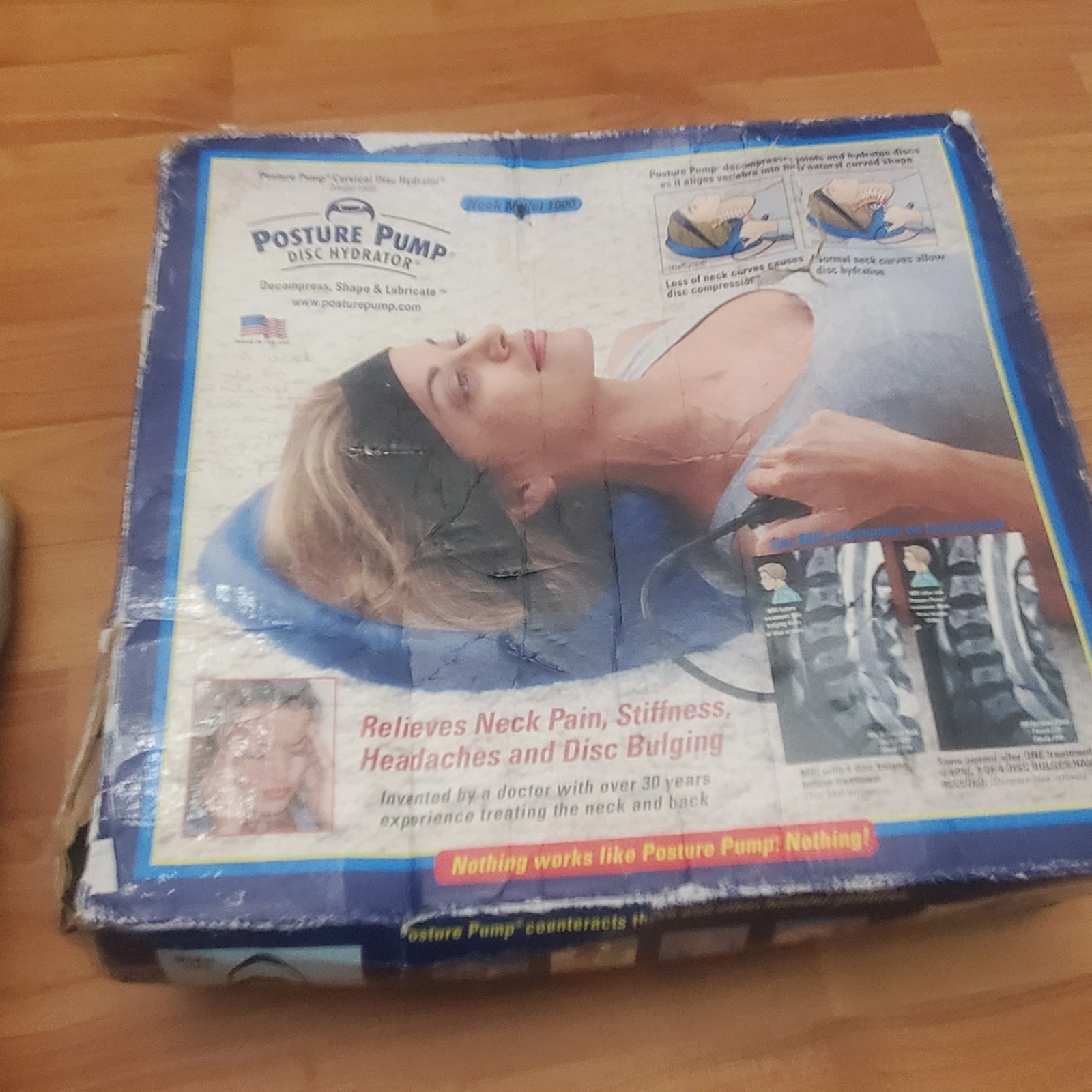 Posture Pump Professional Model 1000 Neck Exerciser Cervical Disc Hydrator