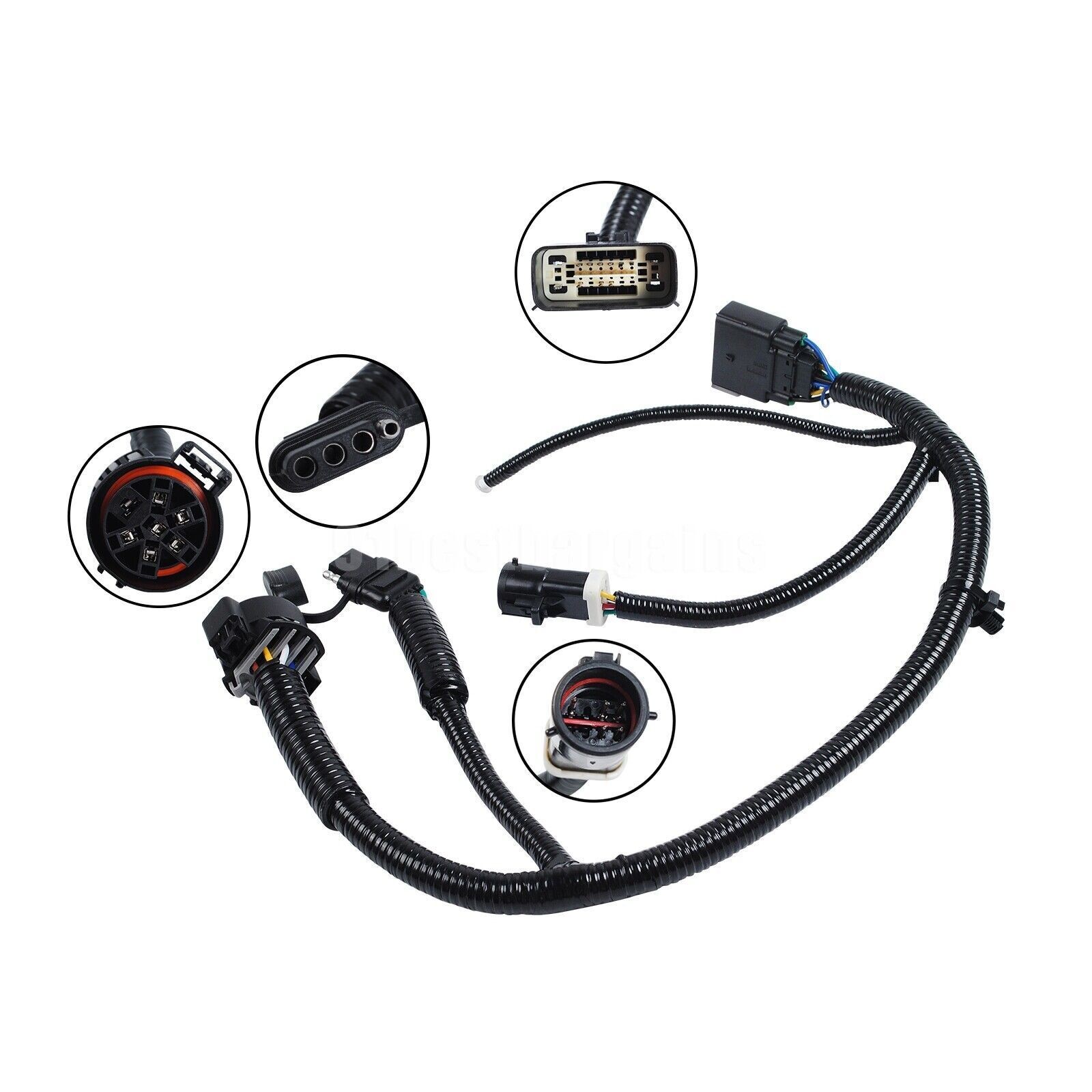 7 Pin Tow Hitch Wiring Harness Assembly For 05-08 Ford F-150 5L3Z-13A576-BA USA