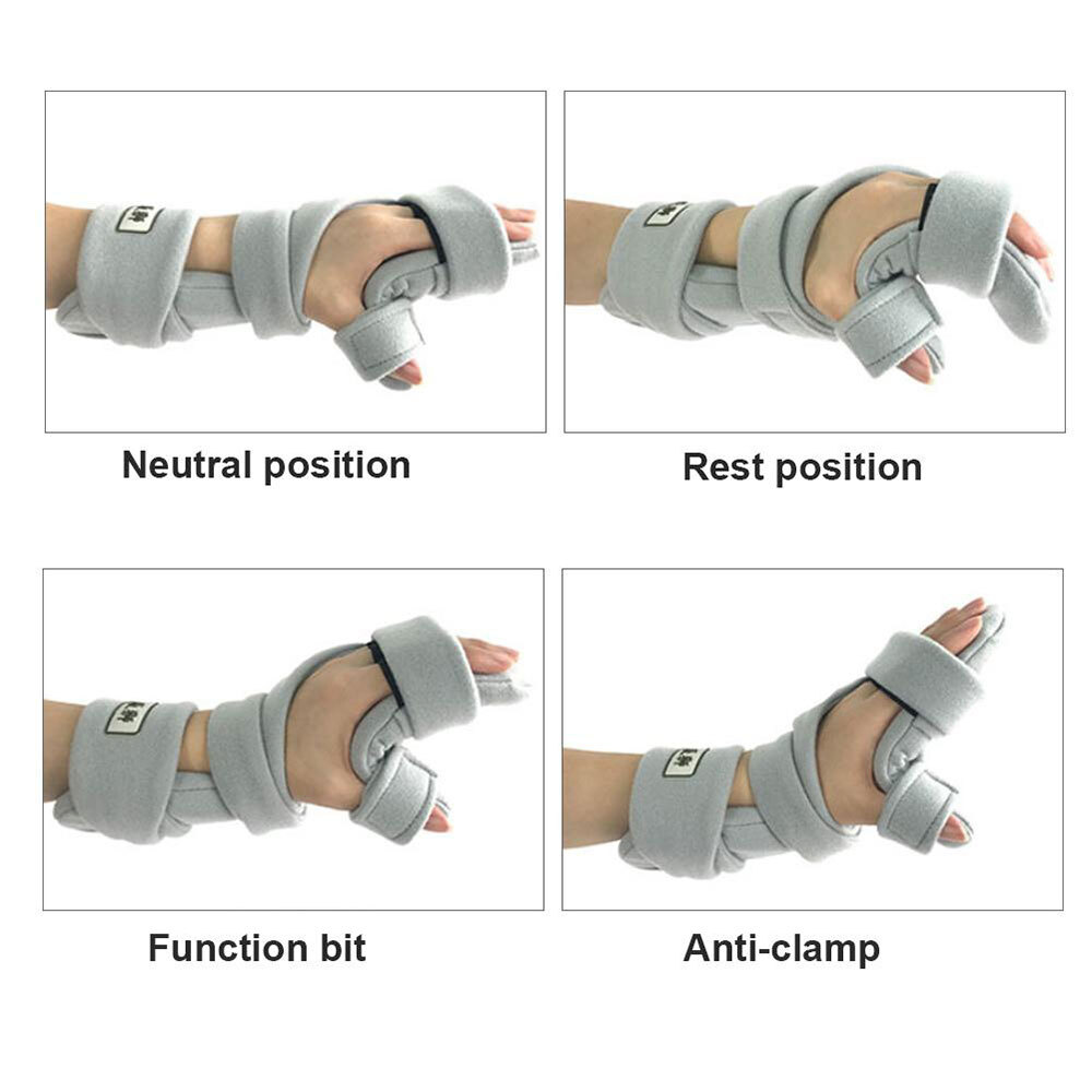 Unisex Adjustable Resting Hand Splint Stroke Hand Splint for Sprain Training USA
