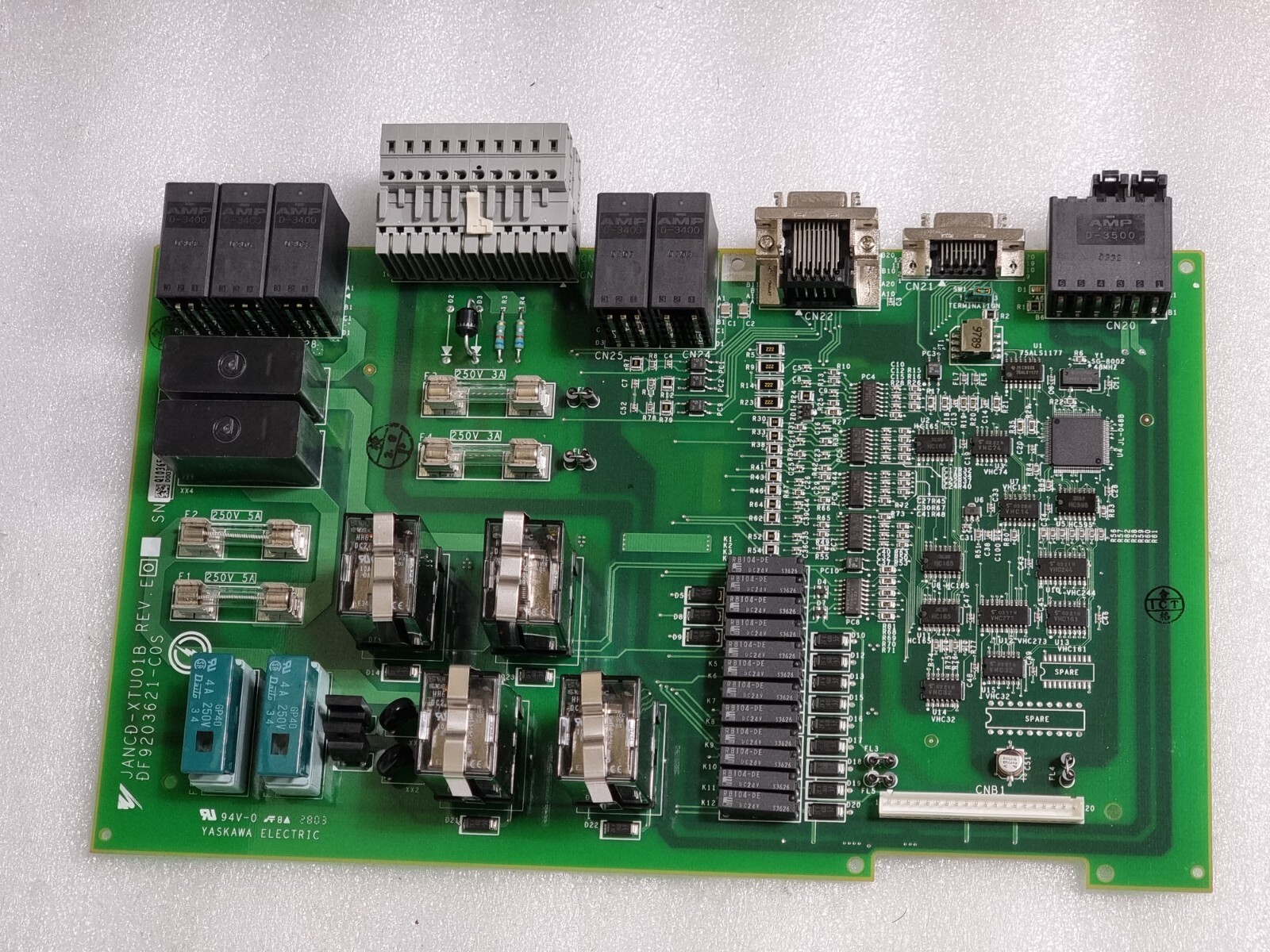 YASKAWA JANCD-XTU01B REV. E Motoman Circuit Board Module
