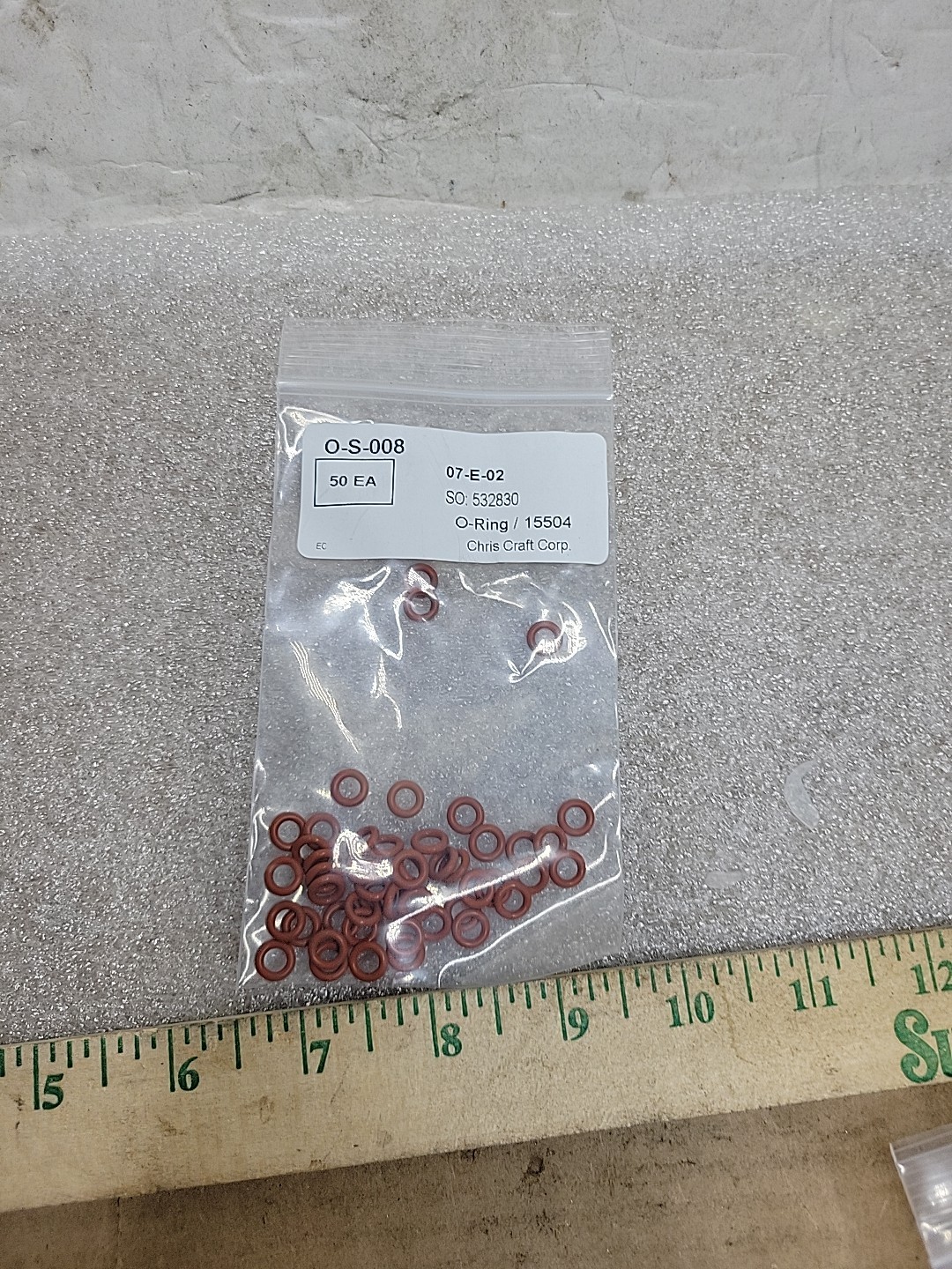 QTY: 50 Glas-Craft ATC-6000-FIT Chopper Gun O-S-008 O-RING / 15504