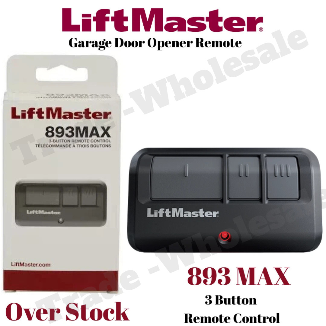 20 Pack 893 MAX 3 Button LiftMaster Visor Remote Control Garage Door Opener