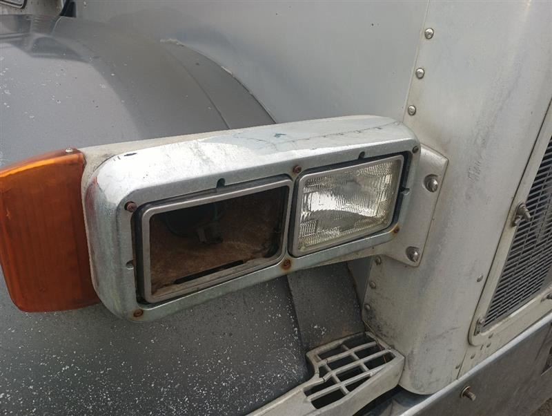1994 Peterbilt 379 Right Passenger Side View Mirror Heated Stainless (11328126