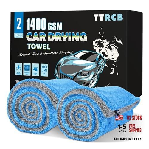 2 Pack Car Drying Towels 48"x24" - Extra Large Microfiber Towels for Cars