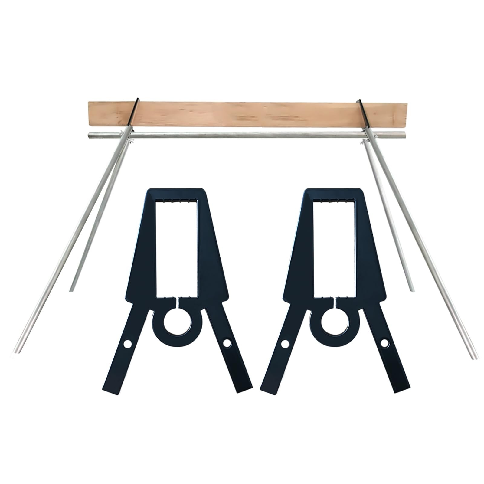 Heavy-Duty AR500 2x4 & Pipe Target Stand Bracket Kit | Target Hanger Holder Part