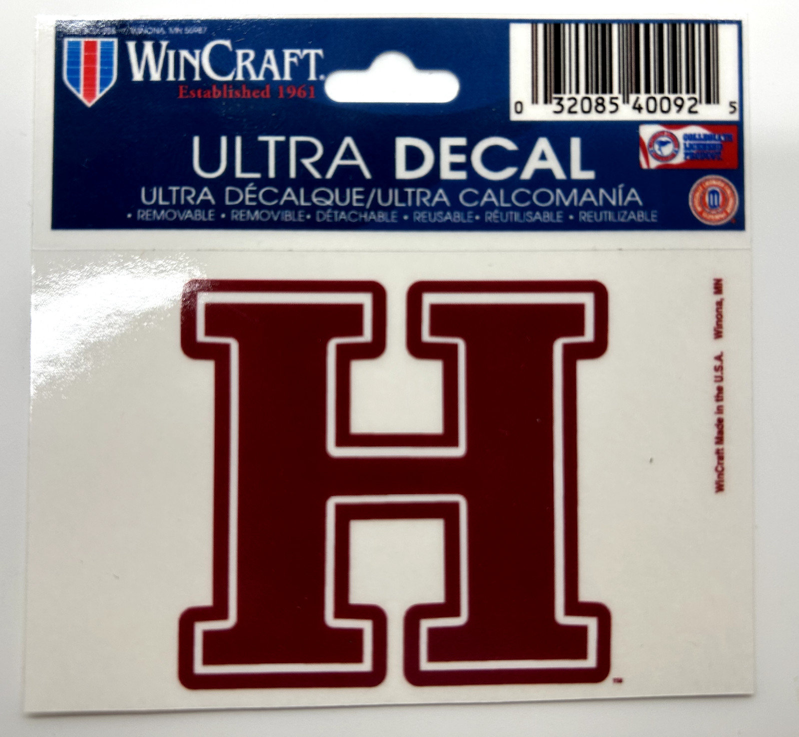 Harvard Crimson Decal 4x4 Multi-Use Decal