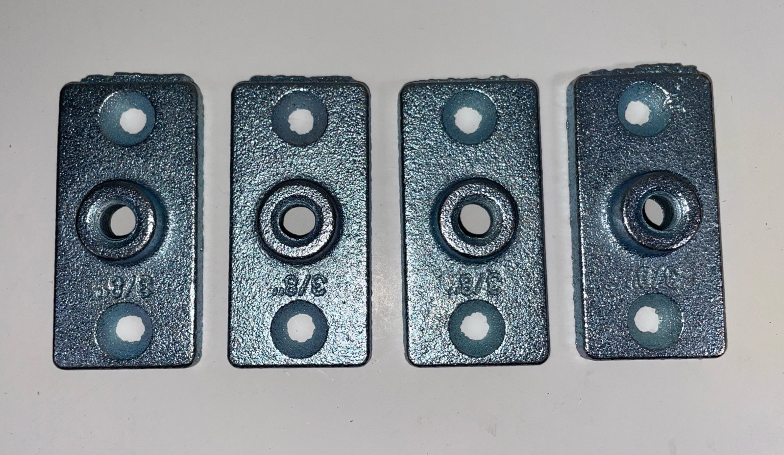 3/8 Pipe Hanger Ceiling Flange Hanger 4 PCS Ceiling Flange Hanger Plate for 3/8"