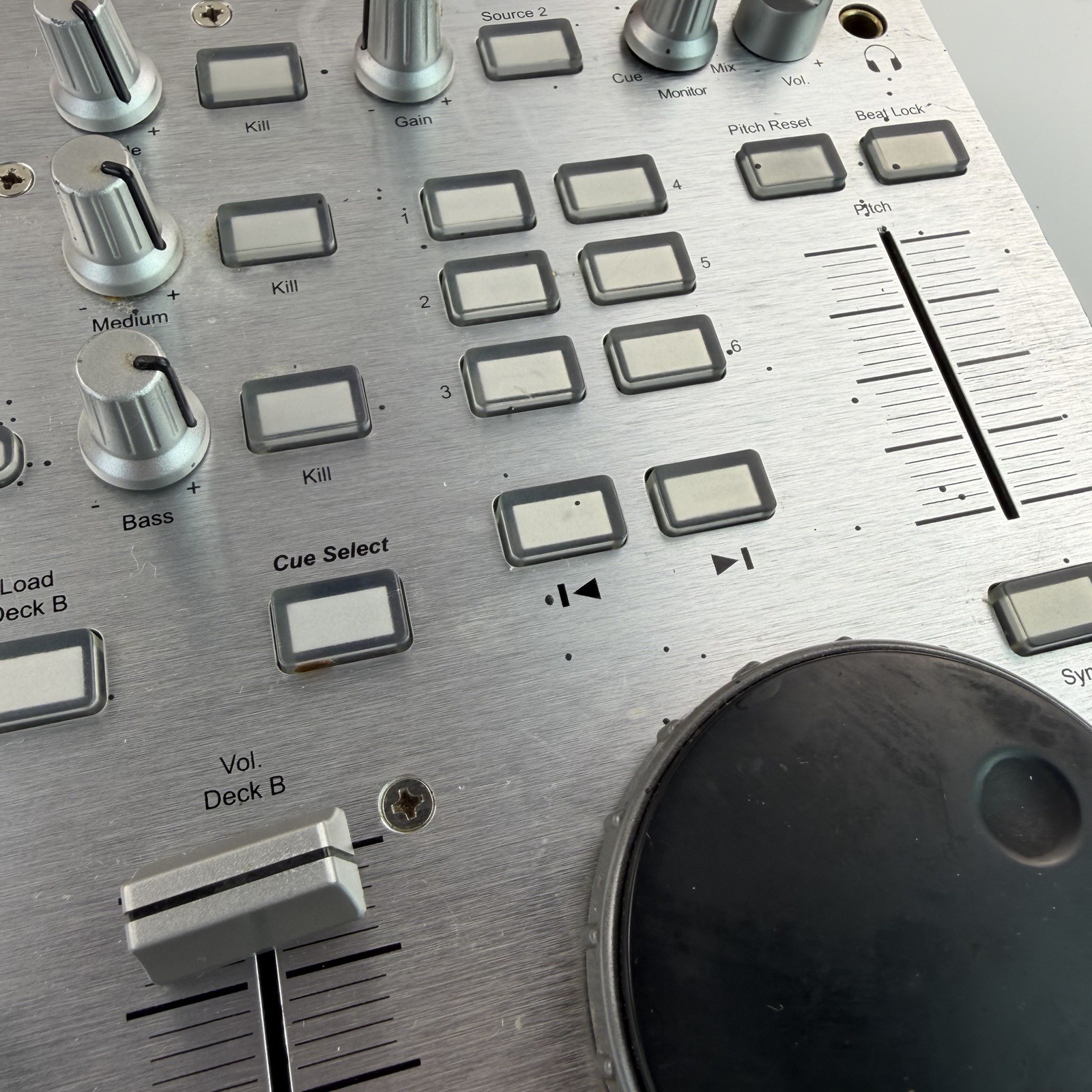 Working Hercules Dj Console Rmx Dj Controller 4-in/4-out Audio Interface