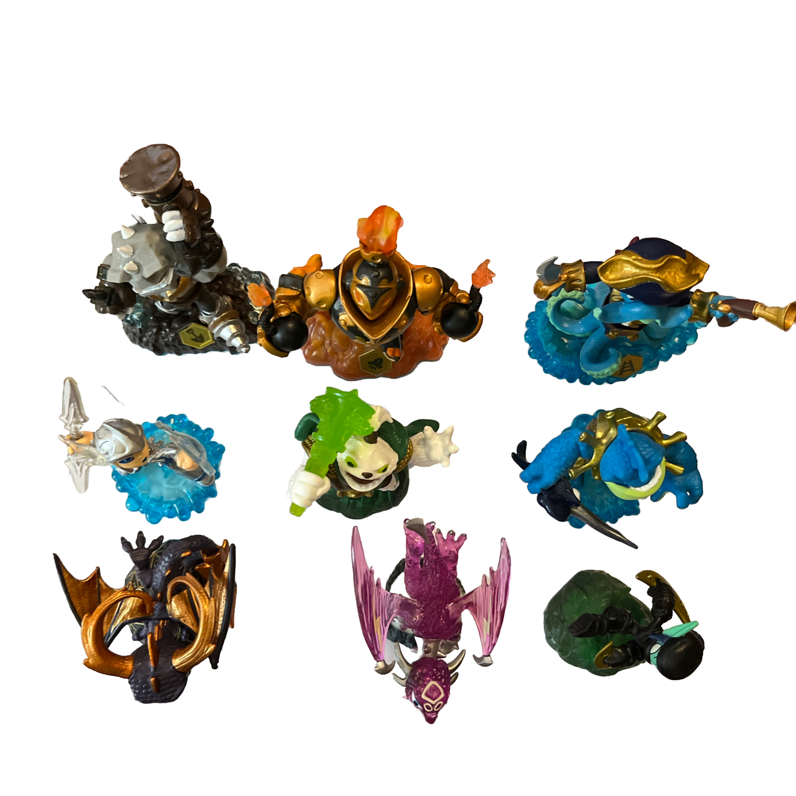 Wii Accessories "Sky Landers" Bundle 9 Characters For Wii Console- USED