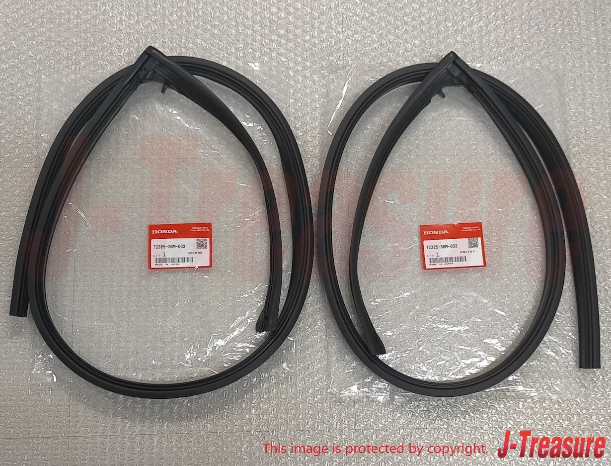HONDA INTEGRA TYPE-R ACURA RSX DC5 02-06 Genuine Door Sub Seal RH & LH Set OEM