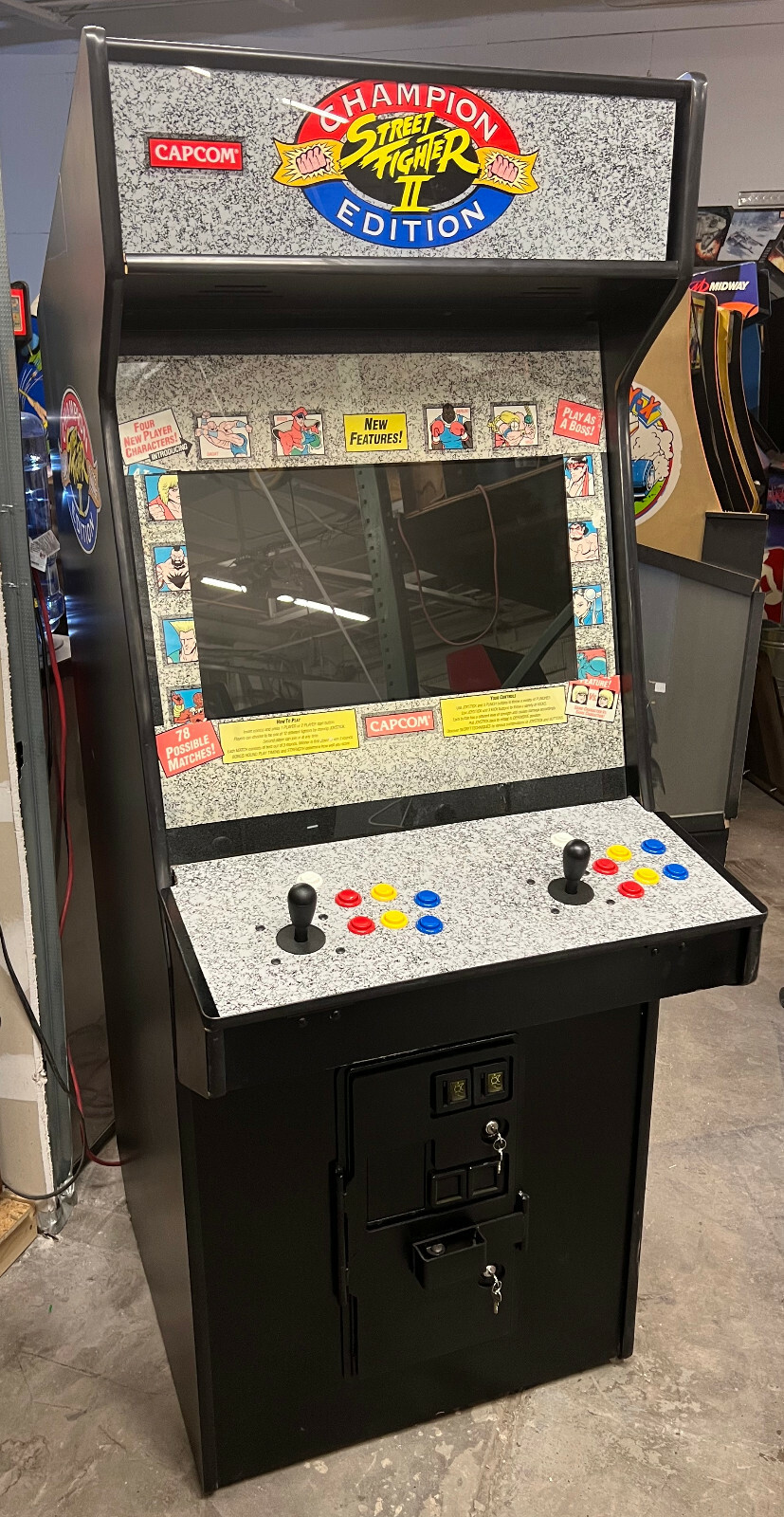 STREET FIGHTER II ARCADE MACHINE by CAPCOM (Excellent Condition)