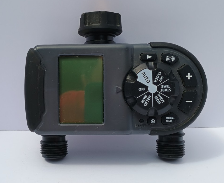 Orbit 2 Outlet Advanced Hose Watering Timer Model 56544 Used