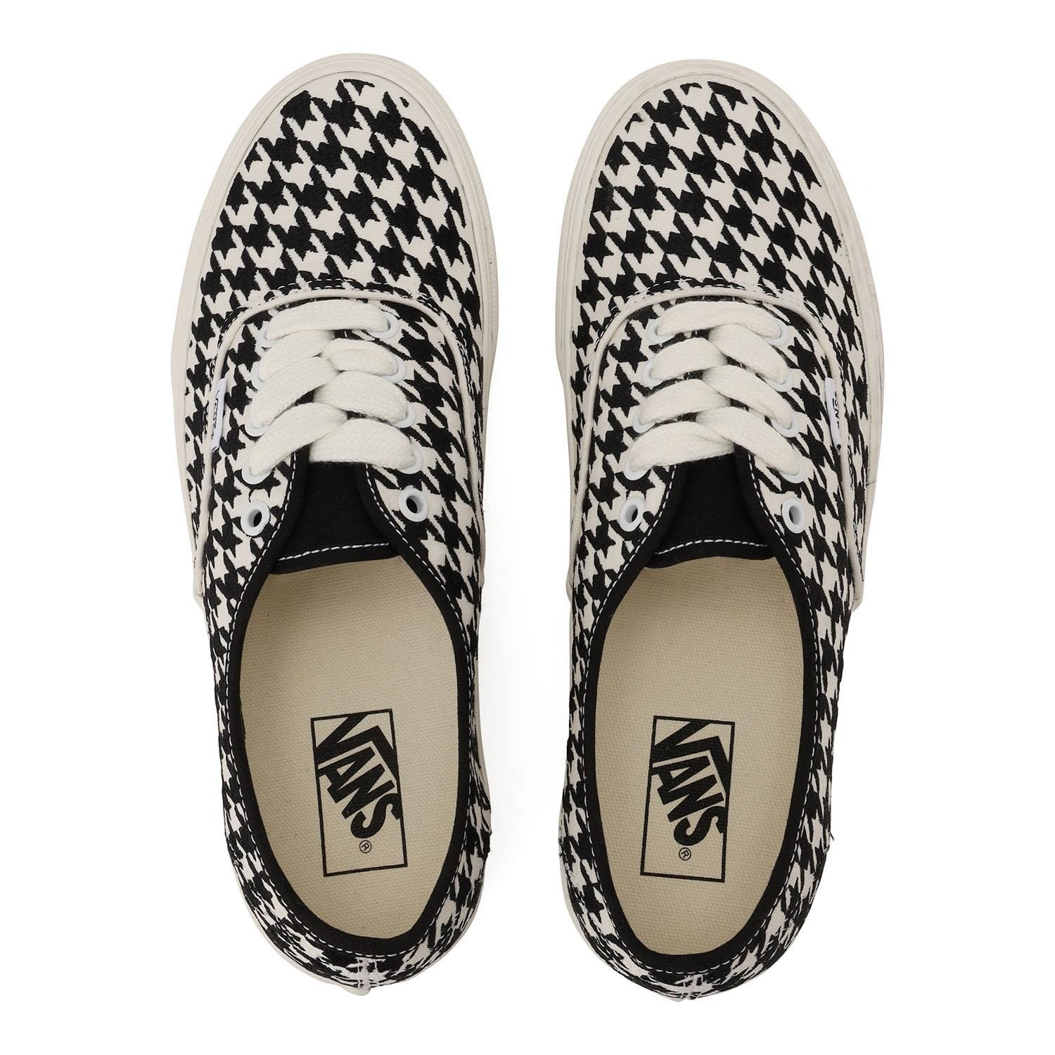 VANS Authentic Houndstooth VN000BW5YB2 WHITE BLACK Men's Size Auth
