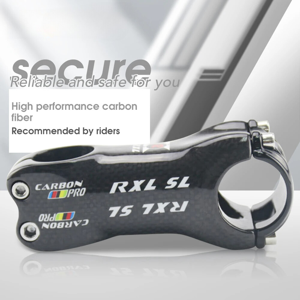 Carbon Road/MTB Bicycle Stem 31.8mm 6/17 Degree 3K Gloss Bike Parts 70-130mm