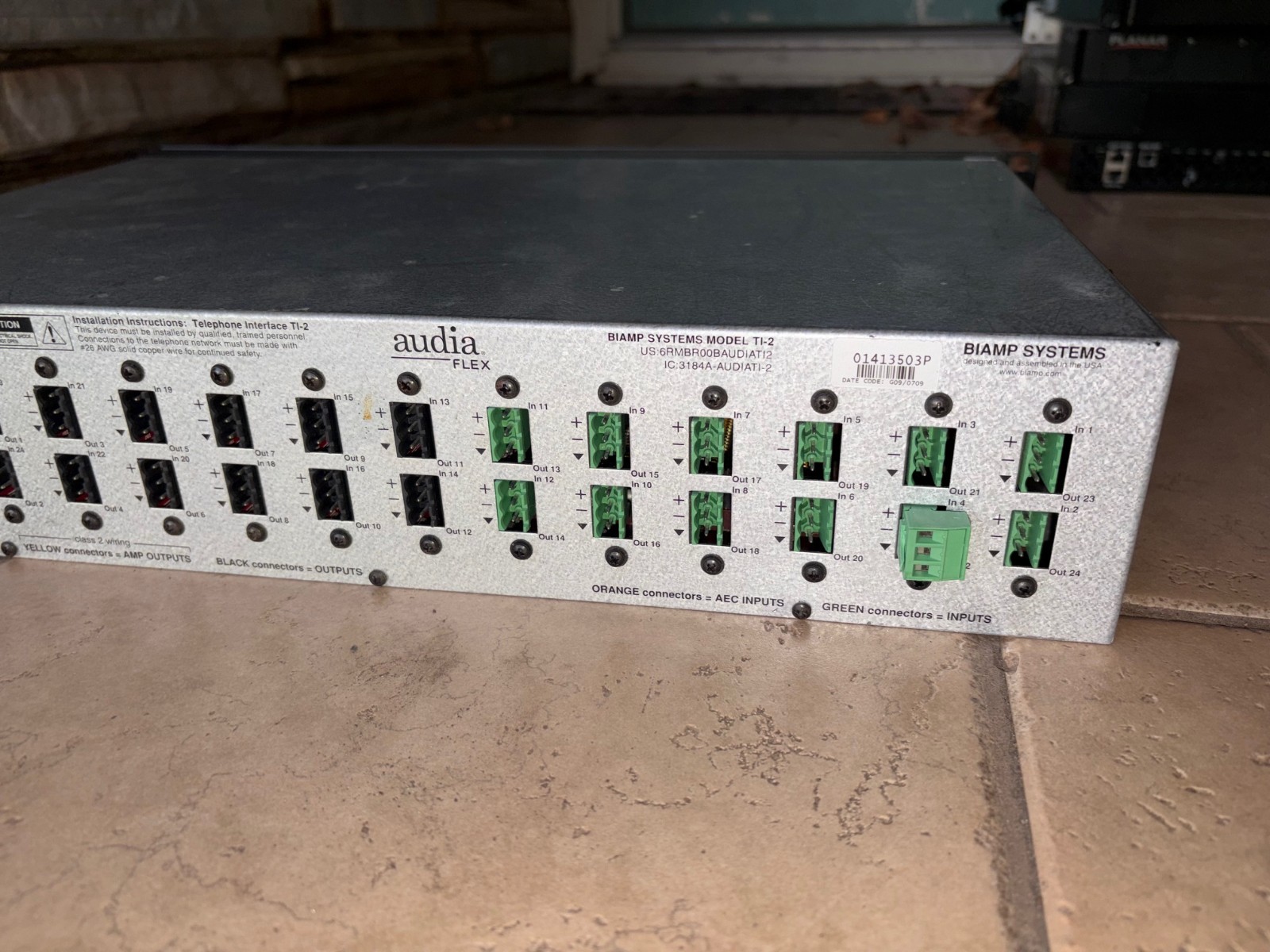 BIAMP SYSTEM AUDIA FLEX DIGITAL AUDIO PROCESSOR Ti-2