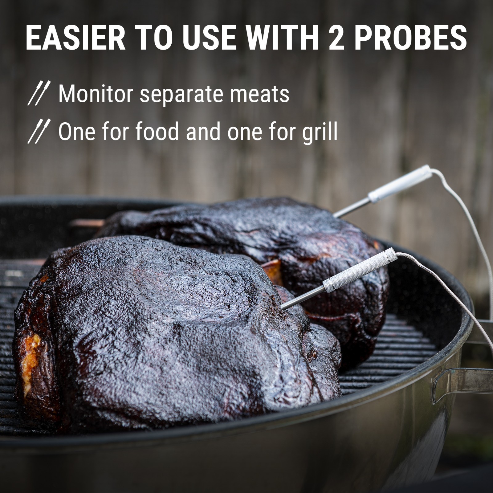 TempPro TP920 Bluetooth Wireless Meat Thermometer 4-Piece BBQ Cooking Set