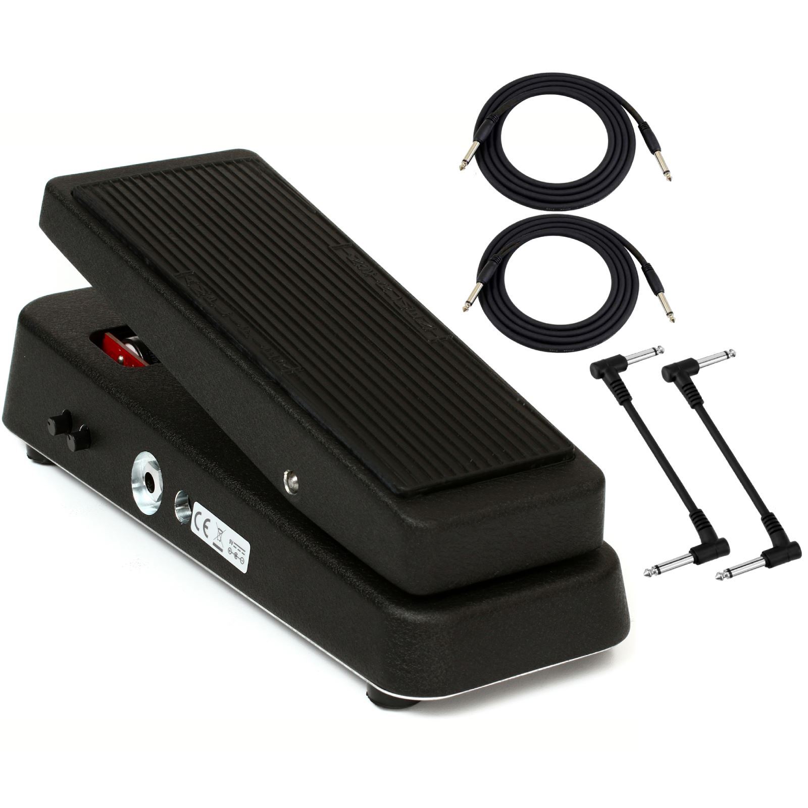 Dunlop 95Q Cry Baby Q Wah Pedal Bundle with Cables