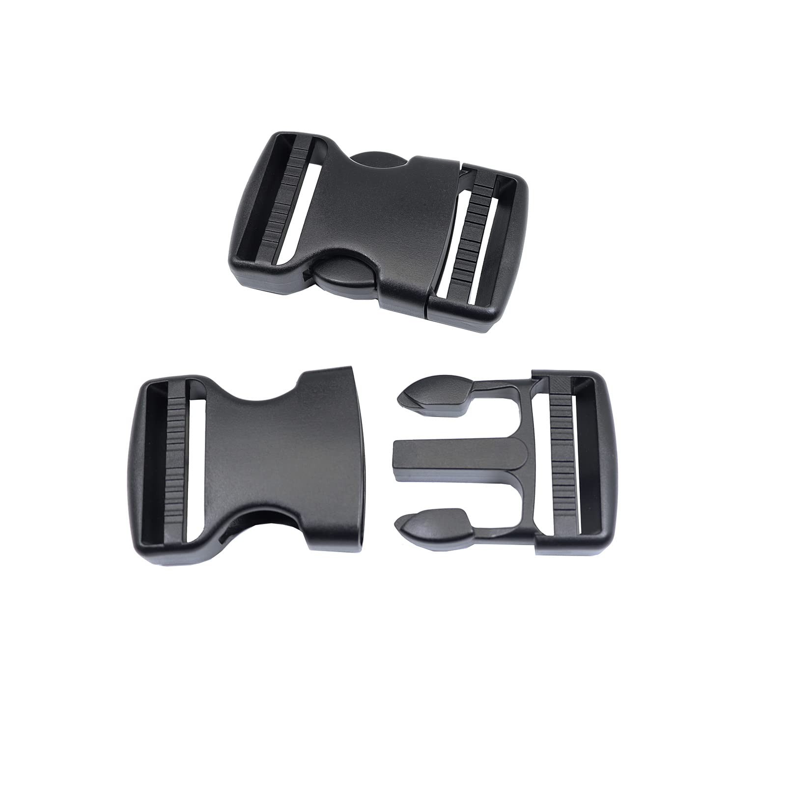 Sets 1.5 Heavy Duty Plastic Quick Side Release Buckles for 1.5 inch Straps