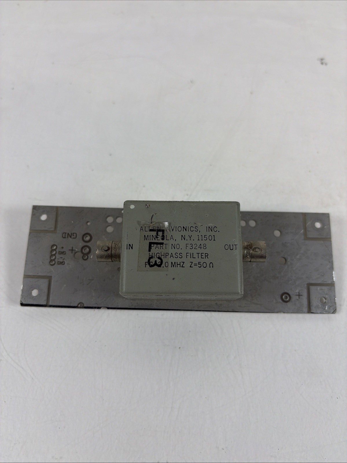 Allen Avionics F3248 High Pass Filter
