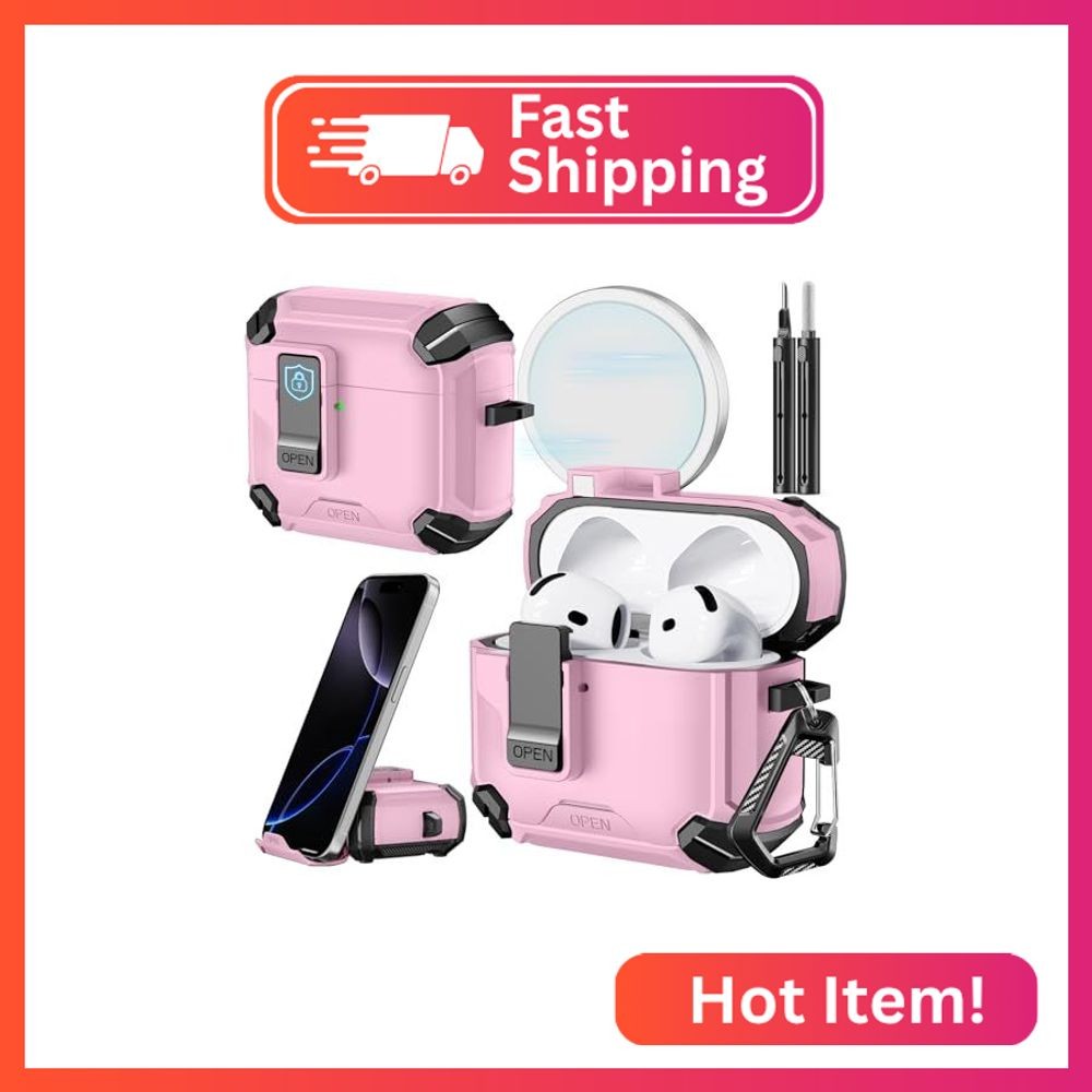 Inesore for AirPods 4 Case -Pink