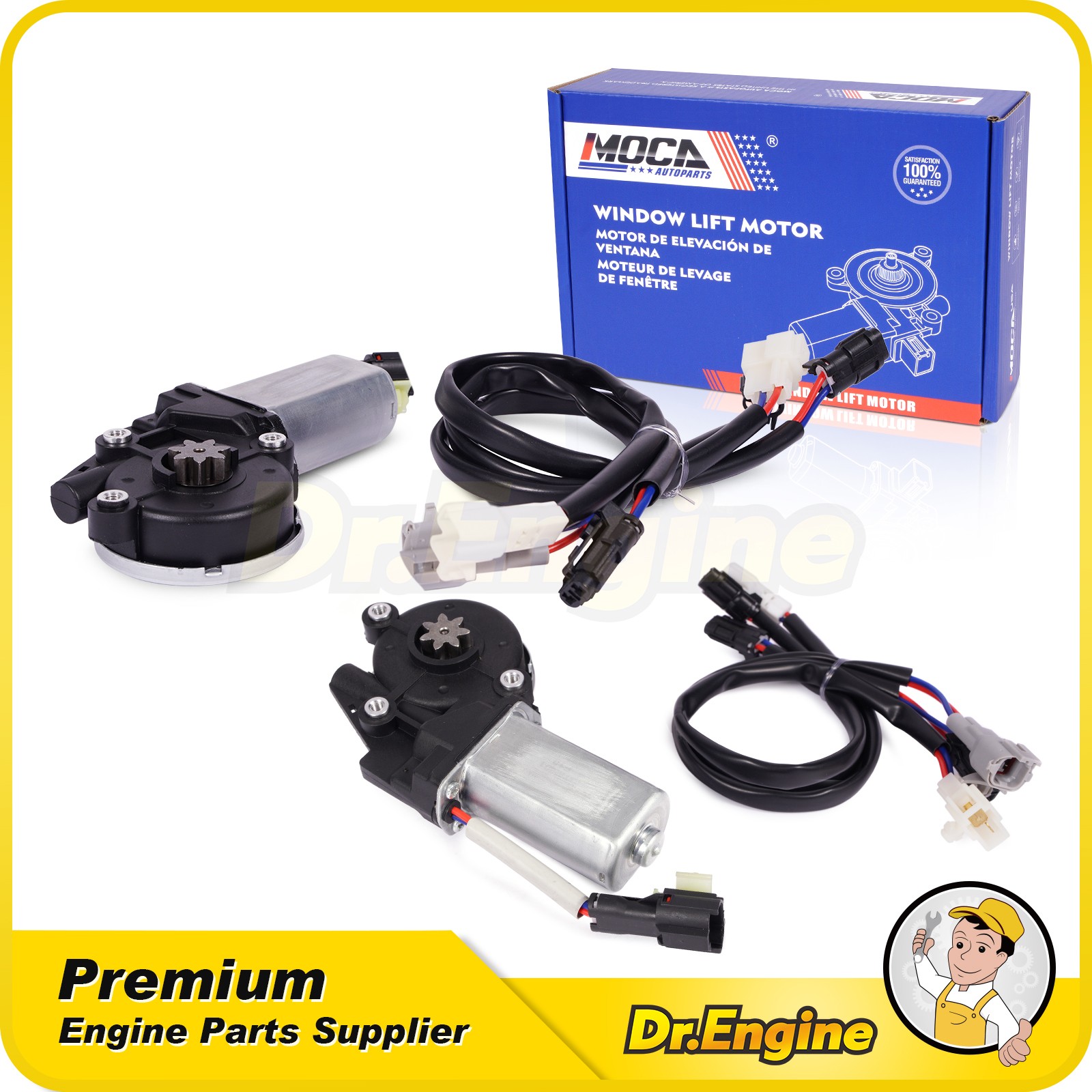 2x Power Window Lift Motor for Toyota Camry Pickup 4Runner Sienna Tacoma Tundra
