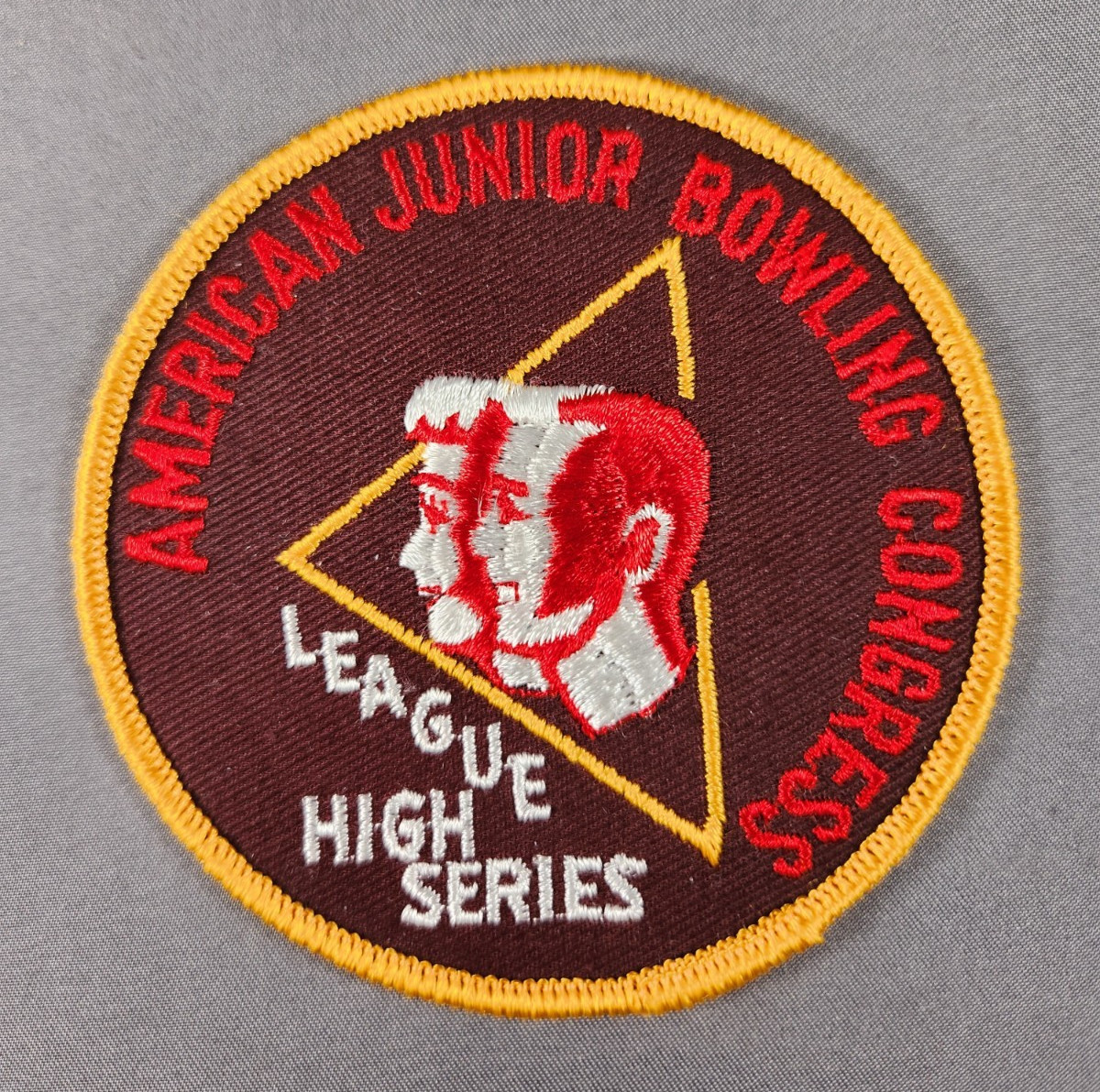 Vintage Bowling Patch AJBC League High Series Award Boys Girls 1960’s
